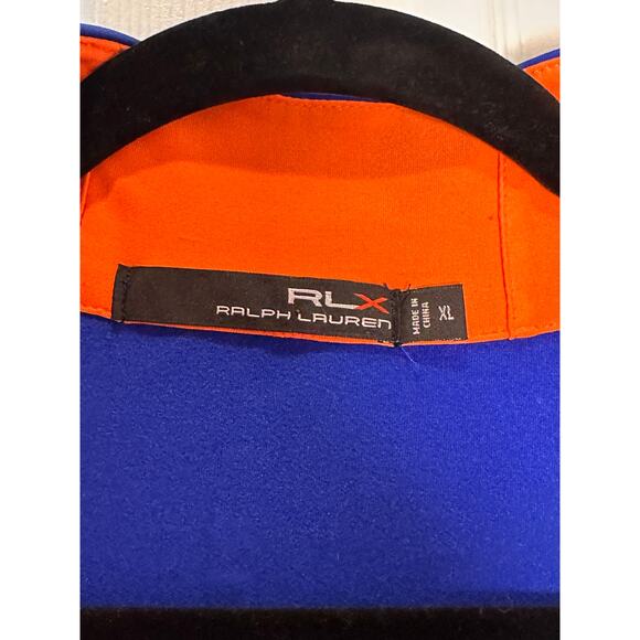 RLX Ralph Lauren Royal Blue 1/4 Zip Performance Pullover XL Golf Athleisure - Picture 4 of 16